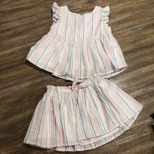 Kids 2T Top and skirt set